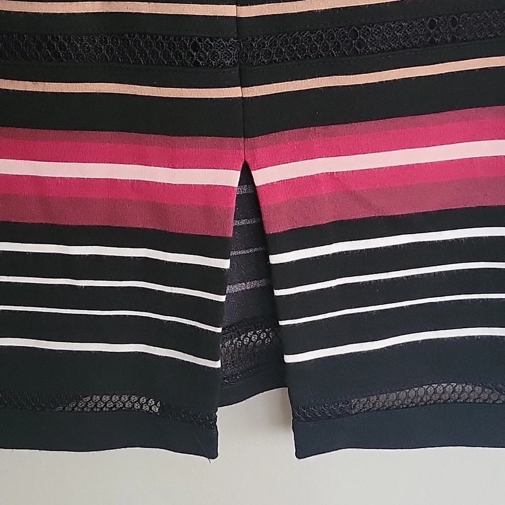 WHBM Striped Pencil Skirt Size 14P